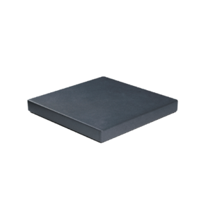 Chapeau Plat 40x40/5 Noir