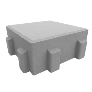 Pavé Ecarteur 20x20/8 Gris